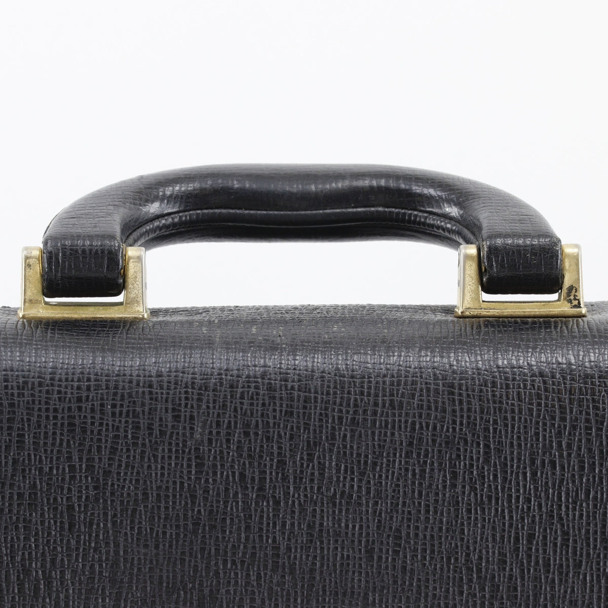 Bally Black Leather Briefcase (Pre-Owned)