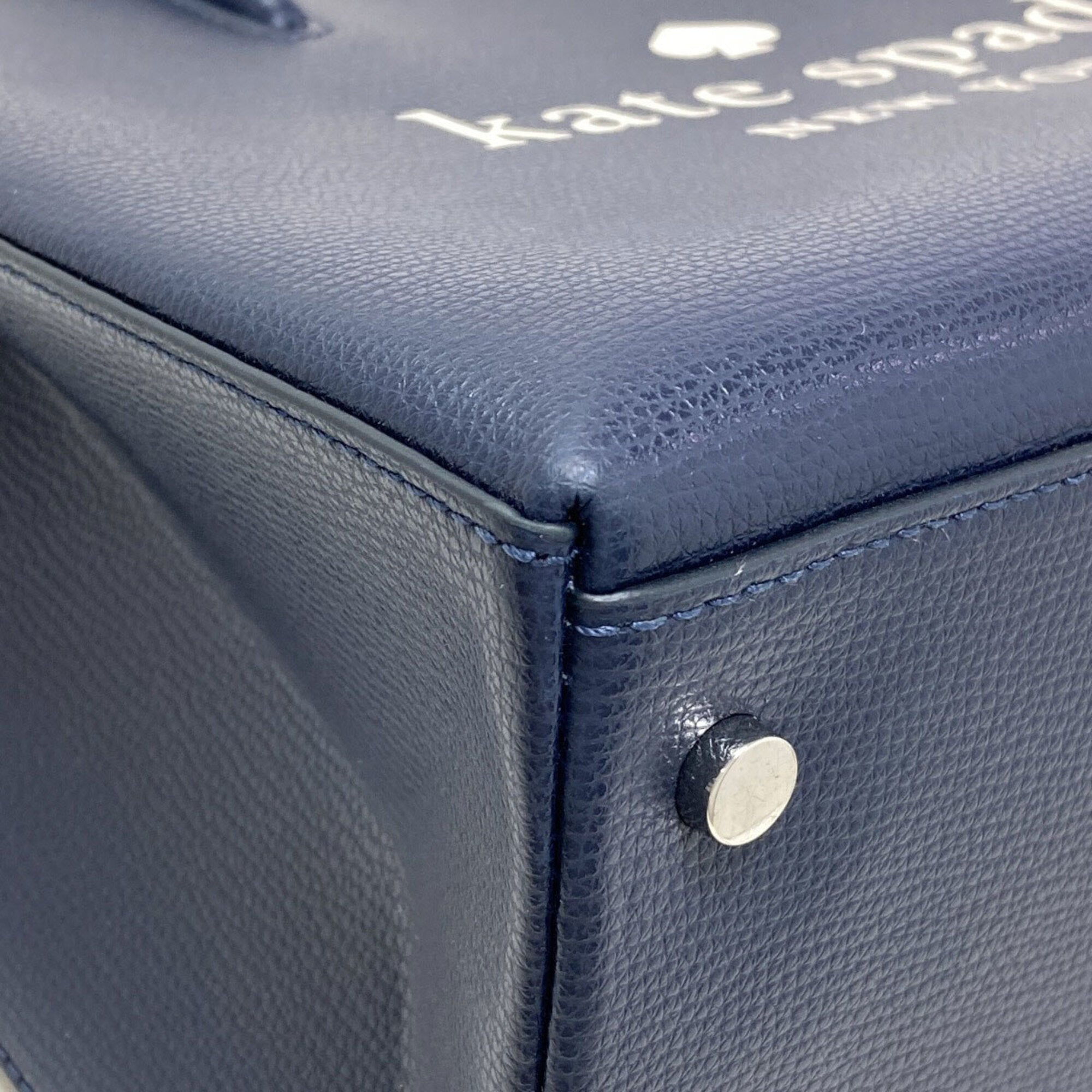 Kate Spade Navy Pvc Handbag (Pre-Owned)