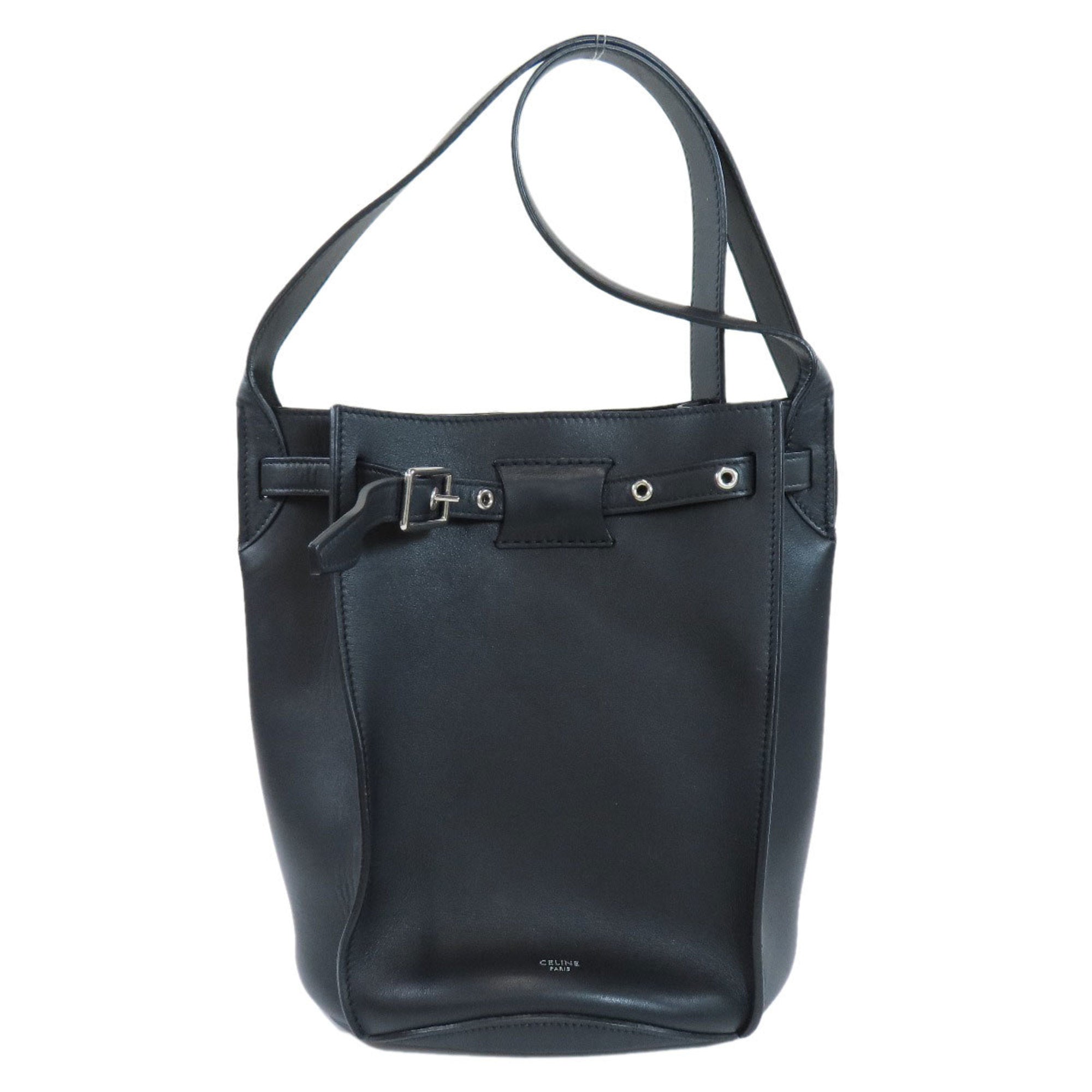 Celine Black Leather Shoulder Bag (Pre-Owned)