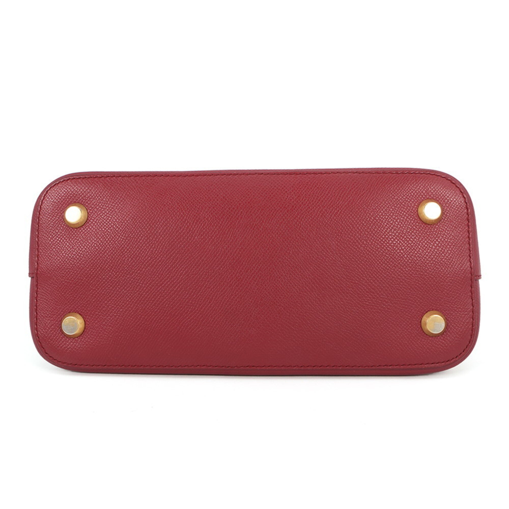 Balenciaga Red Color Leather Handbag Shoulder Bag (Pre-Owned)