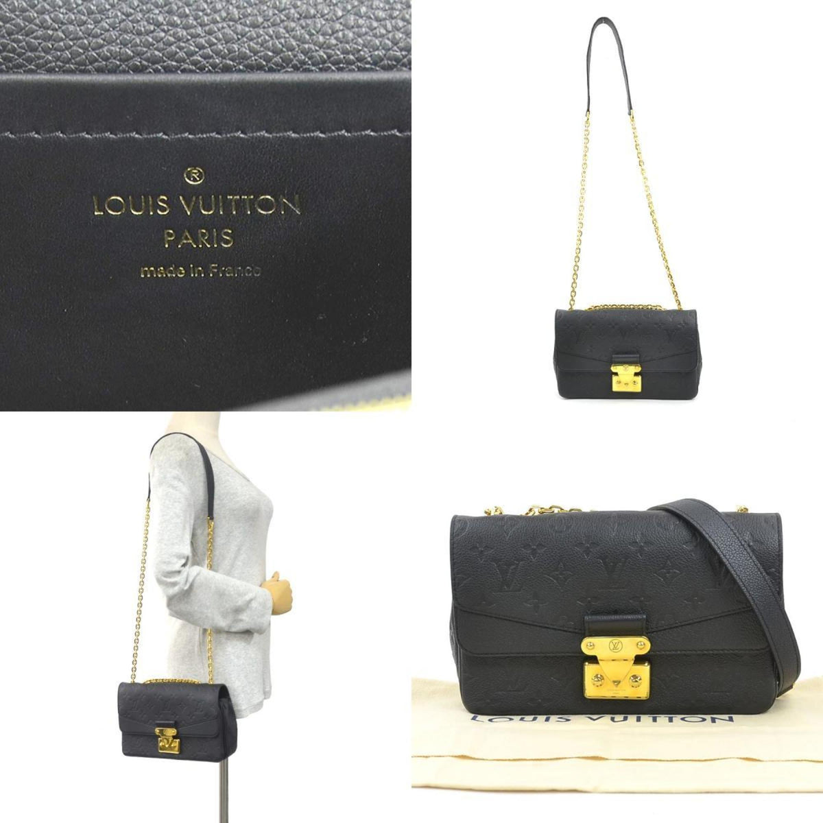 Louis Vuitton Noir Monogram Empreinte Shoulder Bag (Pre-Owned)