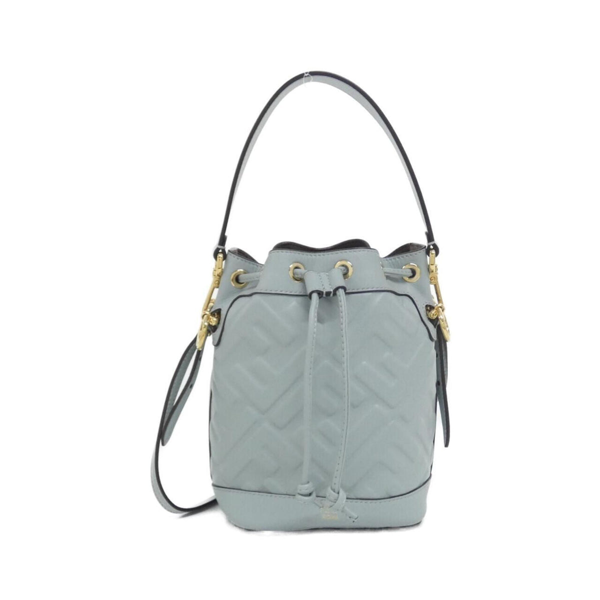 Fendi Blue Leather Handbag (Pre-Owned)
