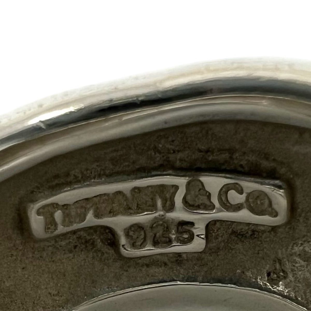 Tiffany Silver Silver 925 Band Ring (Pre-Owned)
