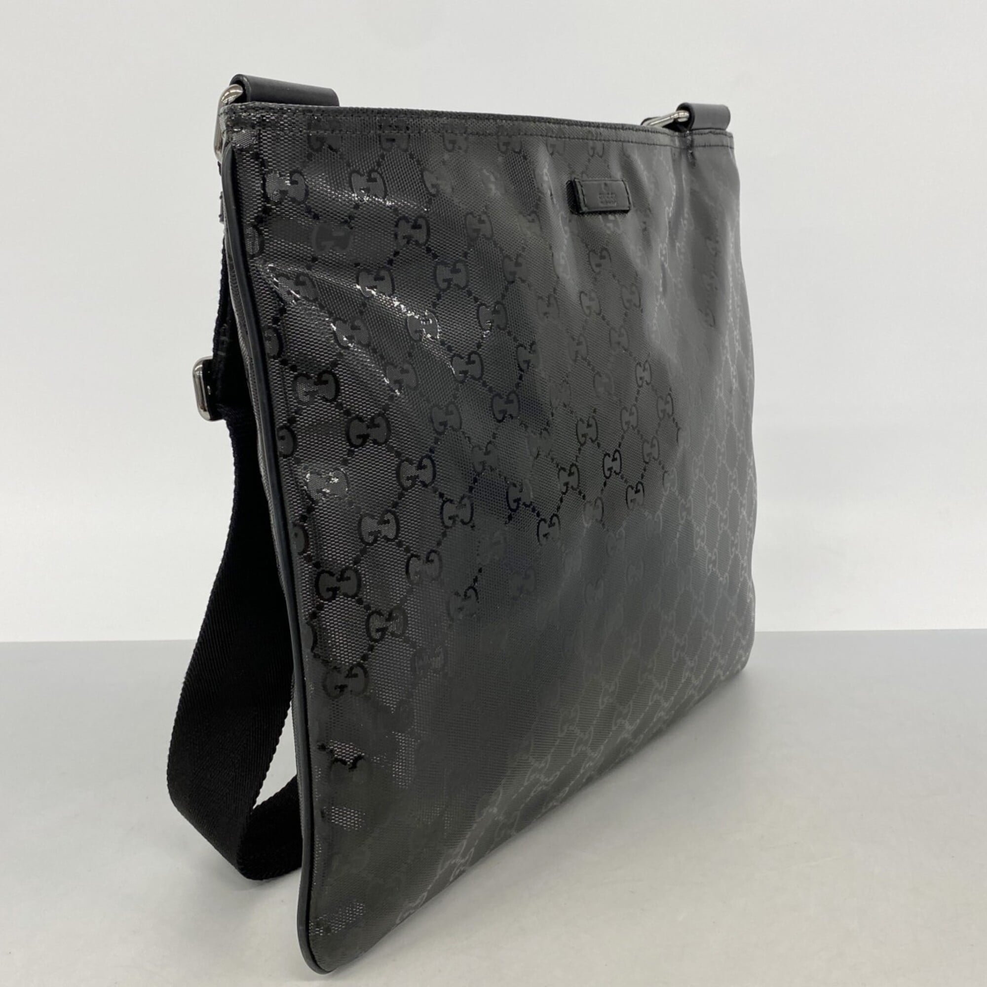 Gucci Black Pvc Shoulder Bag (Pre-Owned)