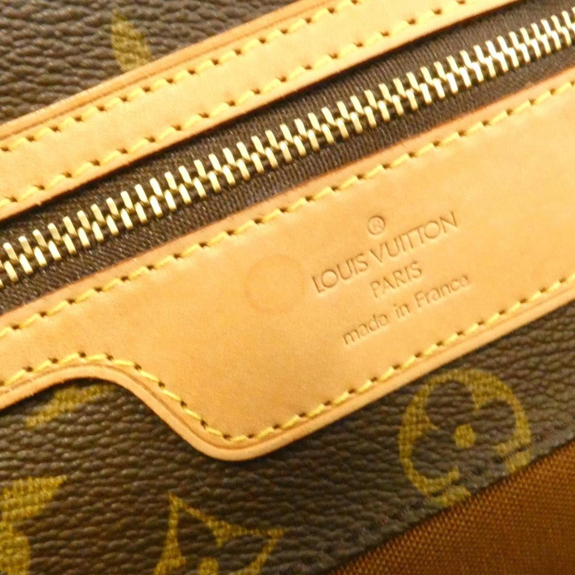 Louis Vuitton Marron Coated Canvas Handbag (Pre-Owned)