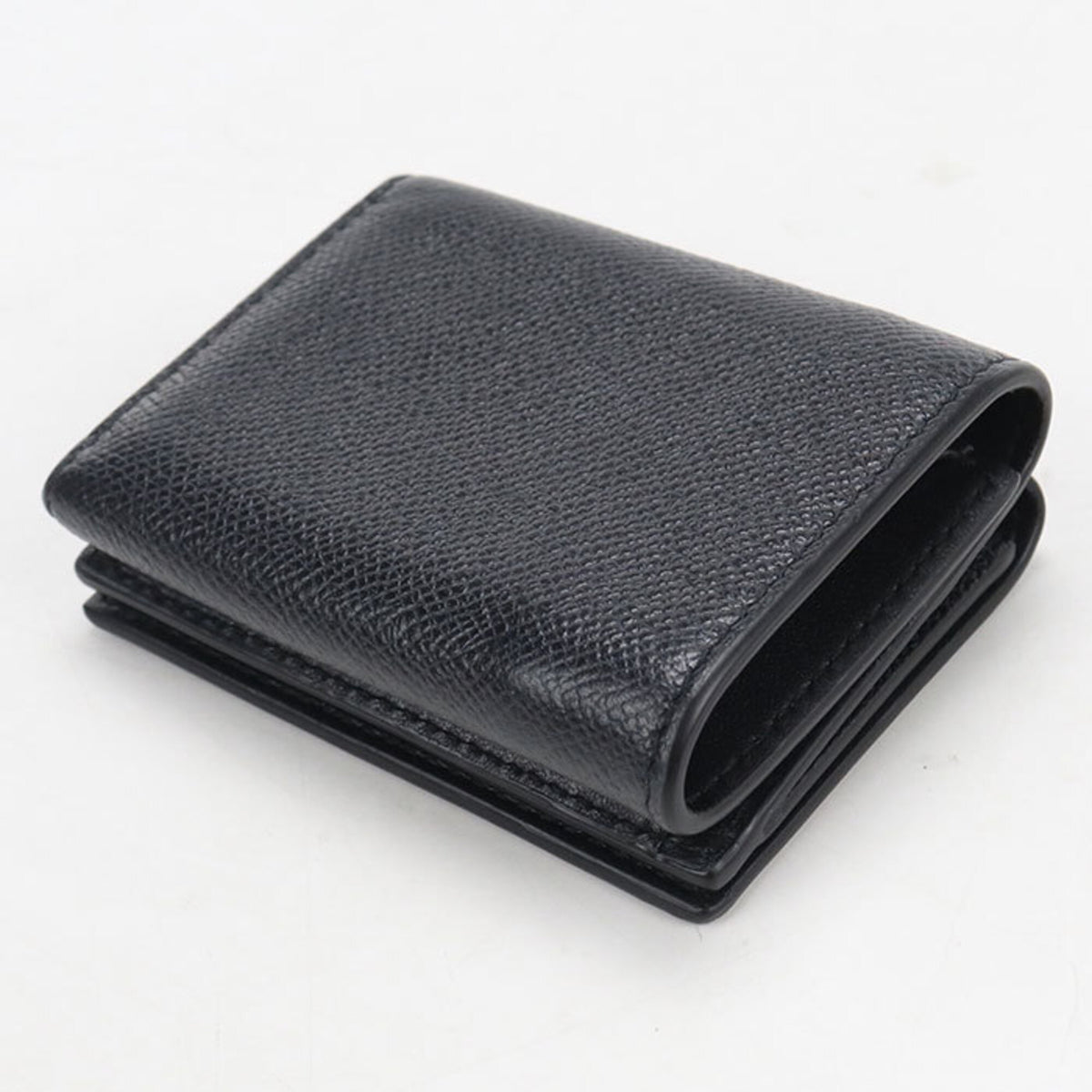 Christian Dior Black Leather Wallet (Tri-Fold) (Pre-Owned)