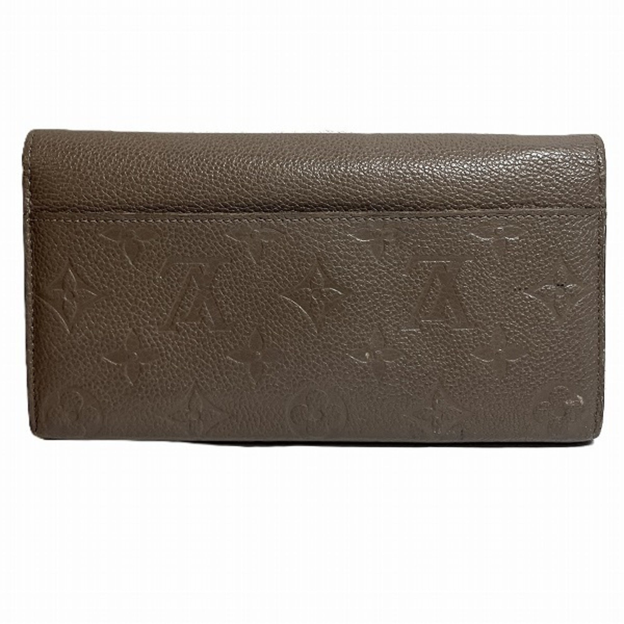 Louis Vuitton Brown Monogram Empreinte Leather Wallet (Bi-Fold) (Pre-Owned)