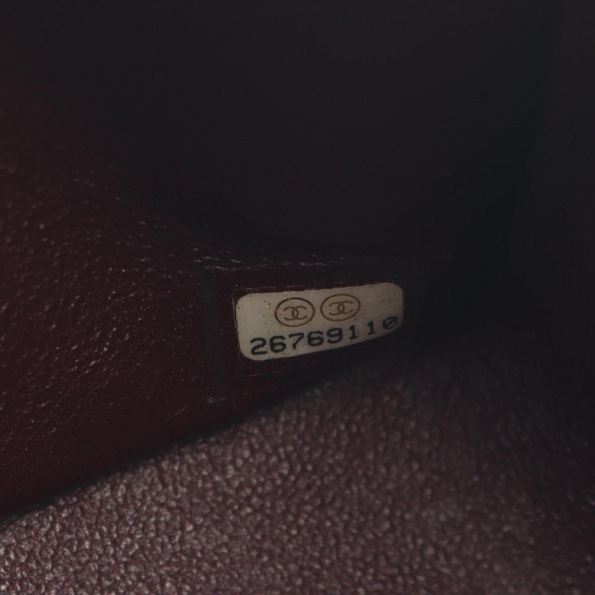 Chanel Matelasse Black Grained Calfskin Shoulder Bag (Pre-Owned)