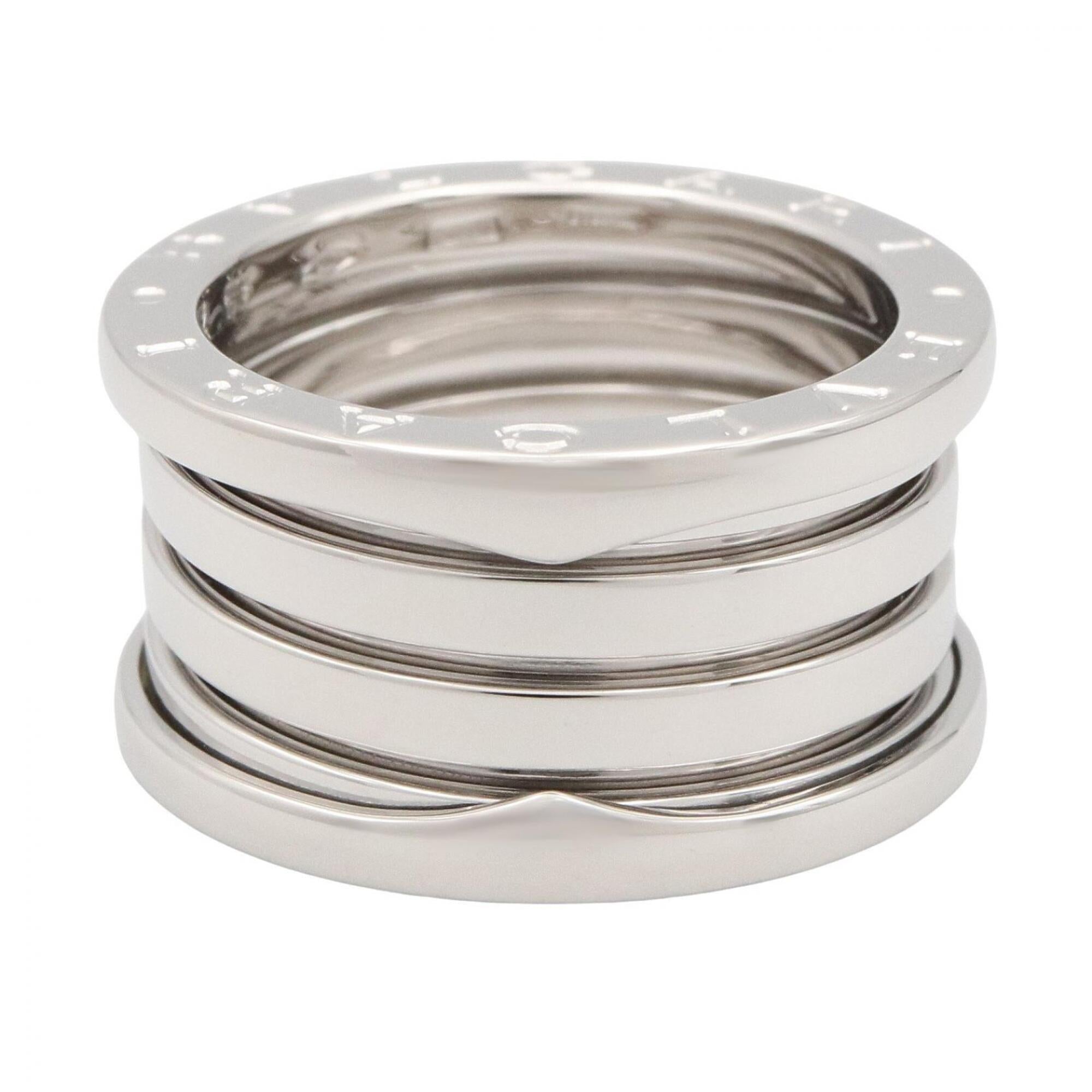 Bvlgari Silver White Gold (18K) Band Ring (Pre-Owned)