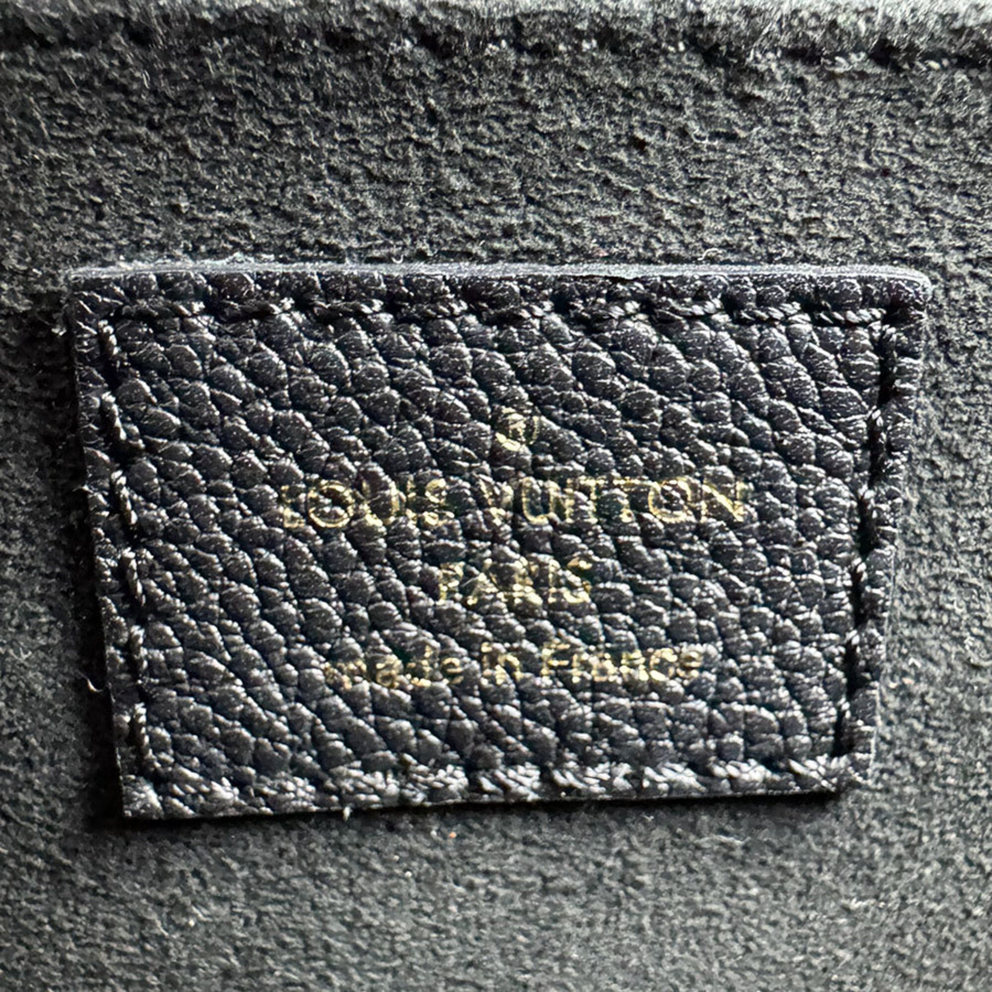 Louis Vuitton Beige Black Monogram Empreinte Shoulder Bag (Pre-Owned)