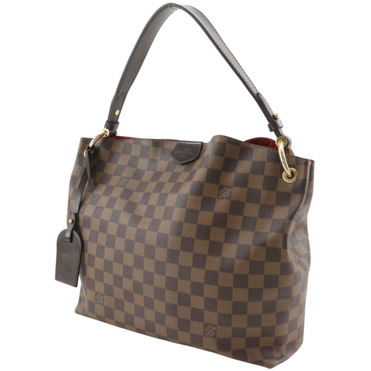 Louis Vuitton Brown Damier Canvas Shoulder Bag (Pre-Owned)