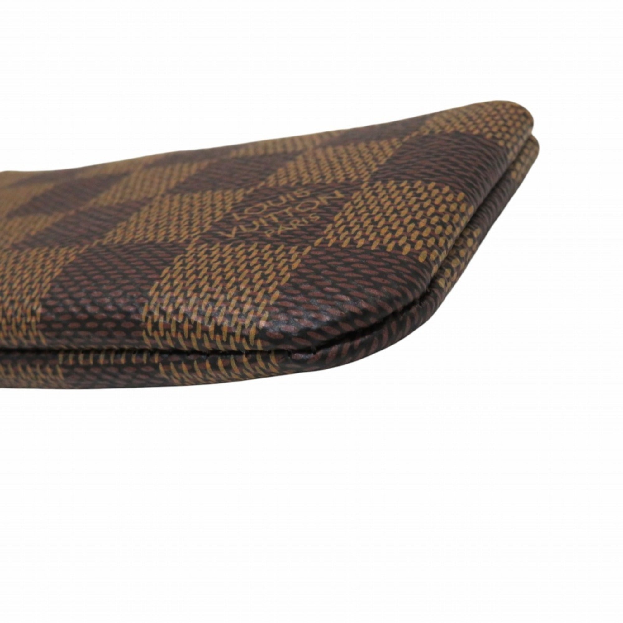 Louis Vuitton Brown Damier Canvas Coin Purse/Coin Case (Pre-Owned)
