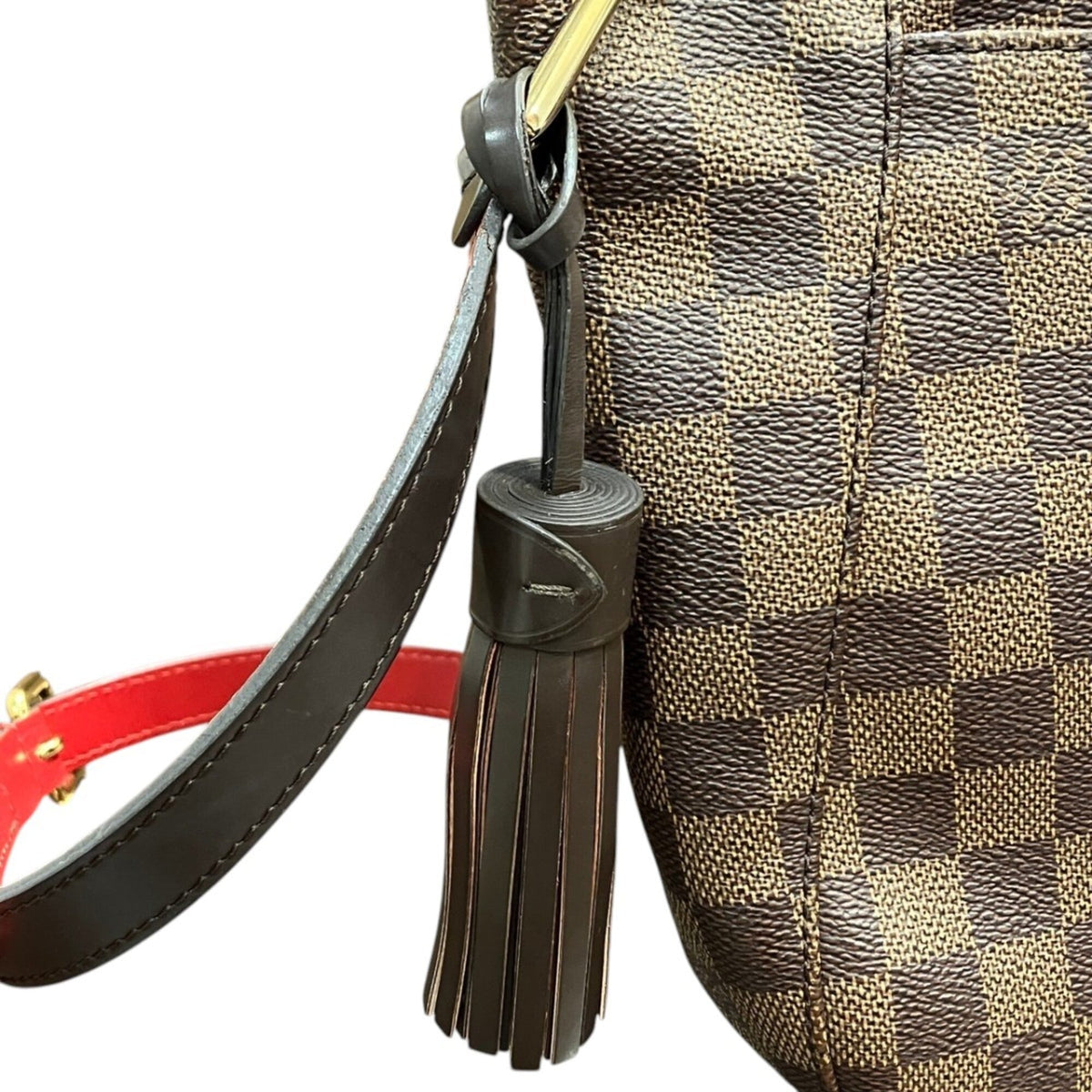 Louis Vuitton Damier Brown Damier Canvas Shoulder Bag (Pre-Owned)