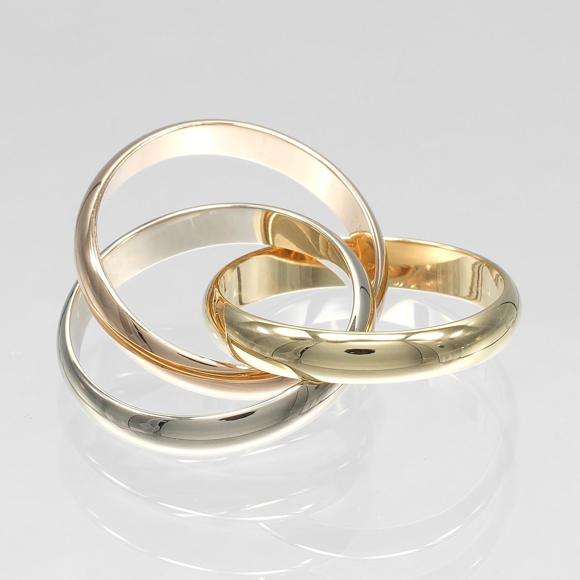 Cartier Yellow Gold (18K) Pink Gold (18K) White Gold (18K) Band Ring (Pre-Owned)