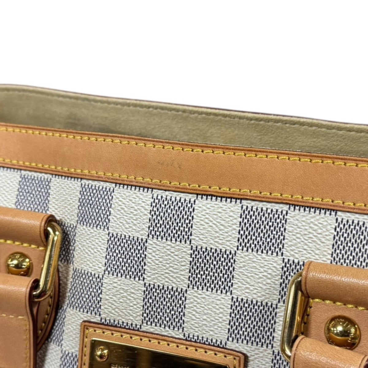 Louis Vuitton Black Or White Damier Azur Handbag Shoulder Bag (Pre-Owned)