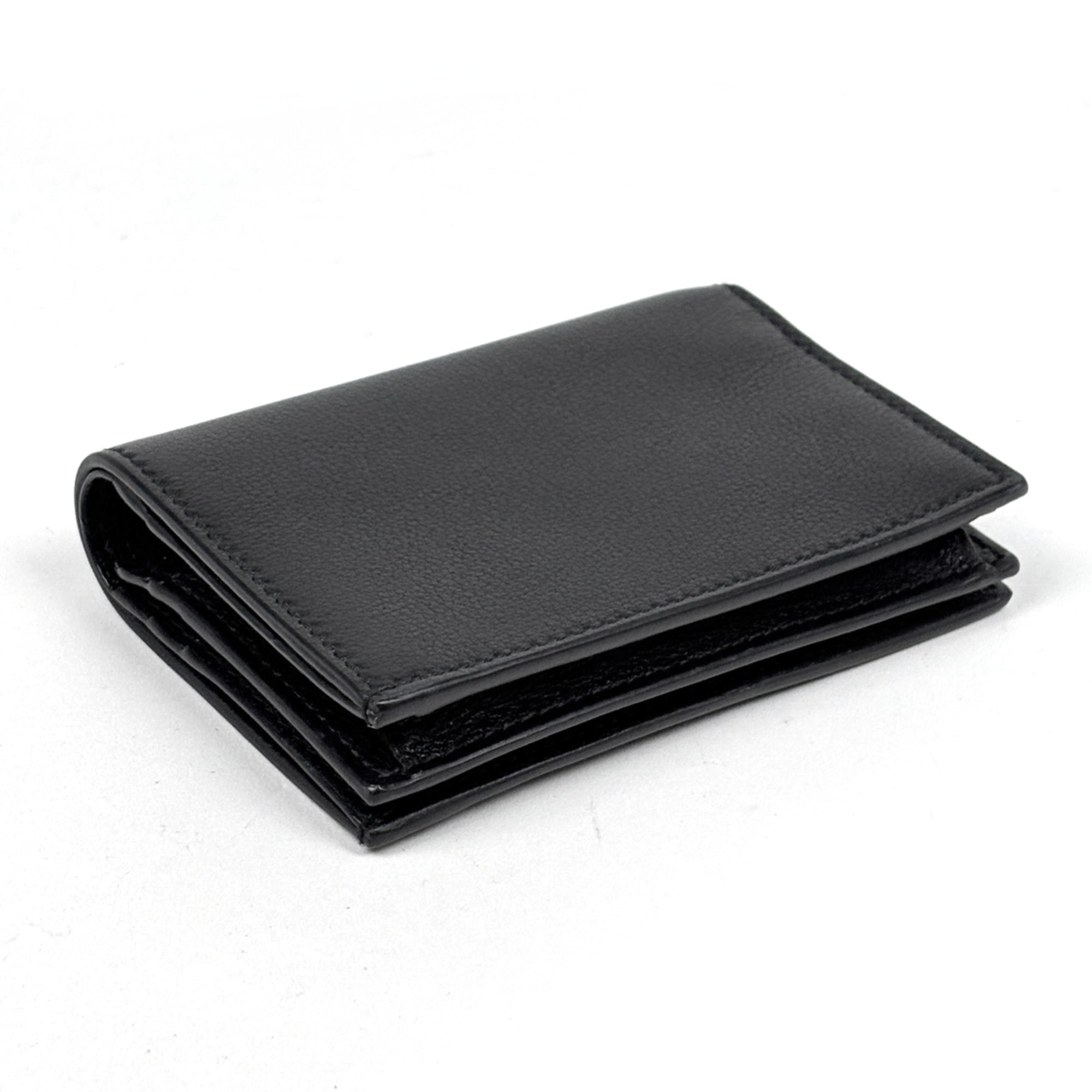 Prada Black Leather Wallet (Bi-Fold) (Pre-Owned)