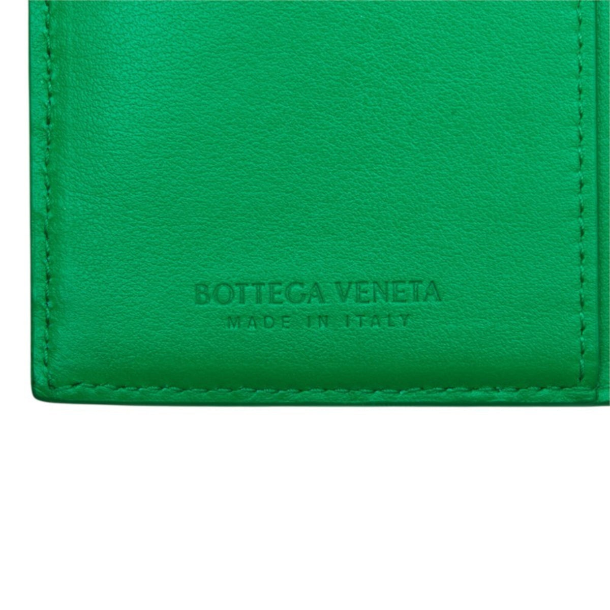 Bottega Veneta Green Leather Wallet (Bi-Fold) (Pre-Owned)