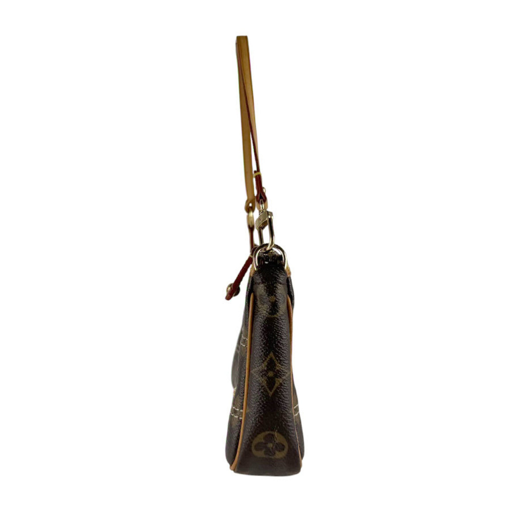 Louis Vuitton Brown Monogram Handbag Pochette (Pre-Owned)