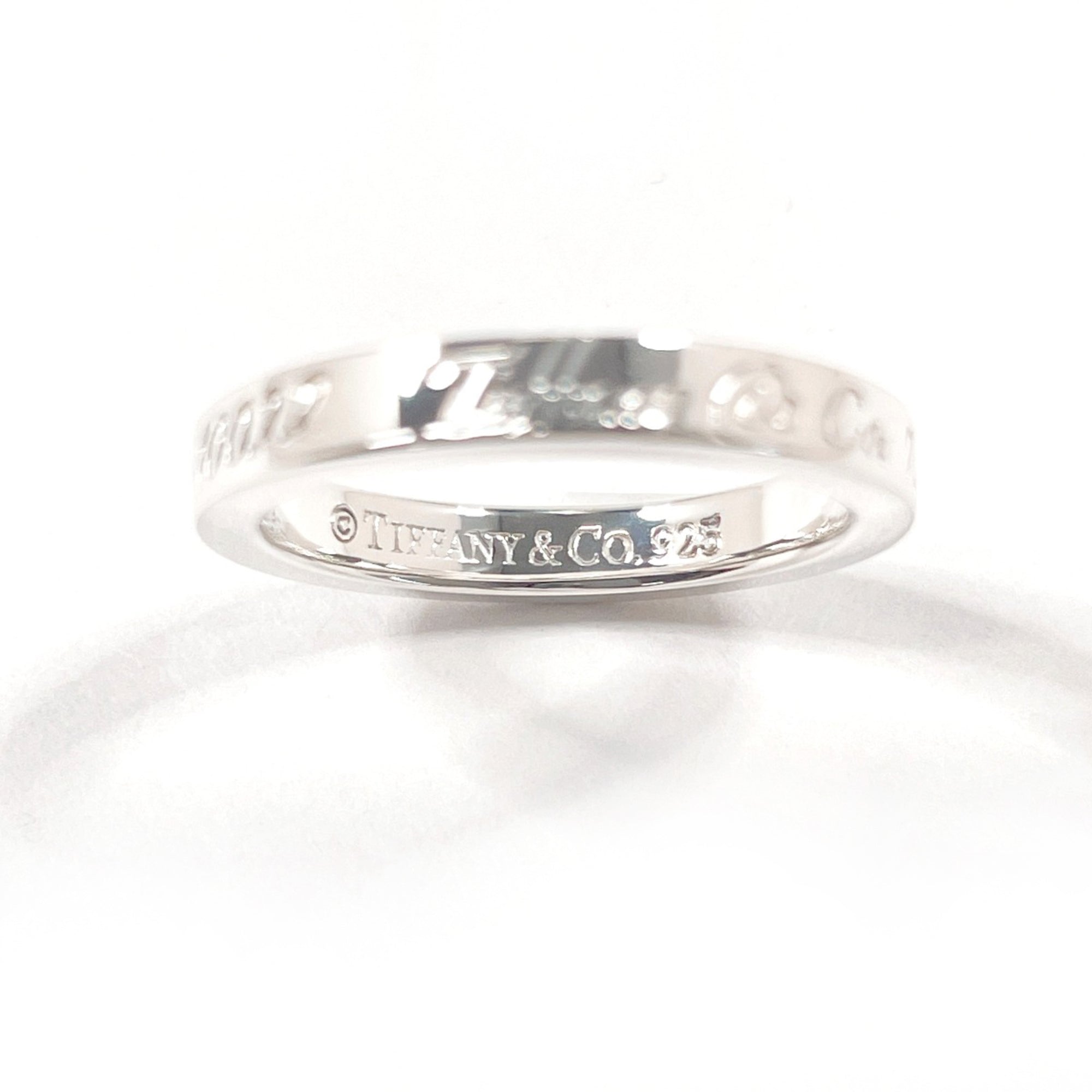 Tiffany Silver Silver 925 Band Ring (Pre-Owned)