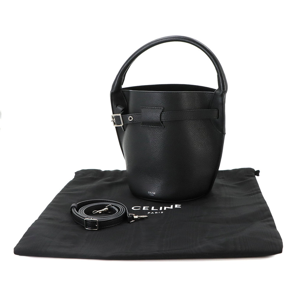 Celine Black Leather Handbag (Pre-Owned)