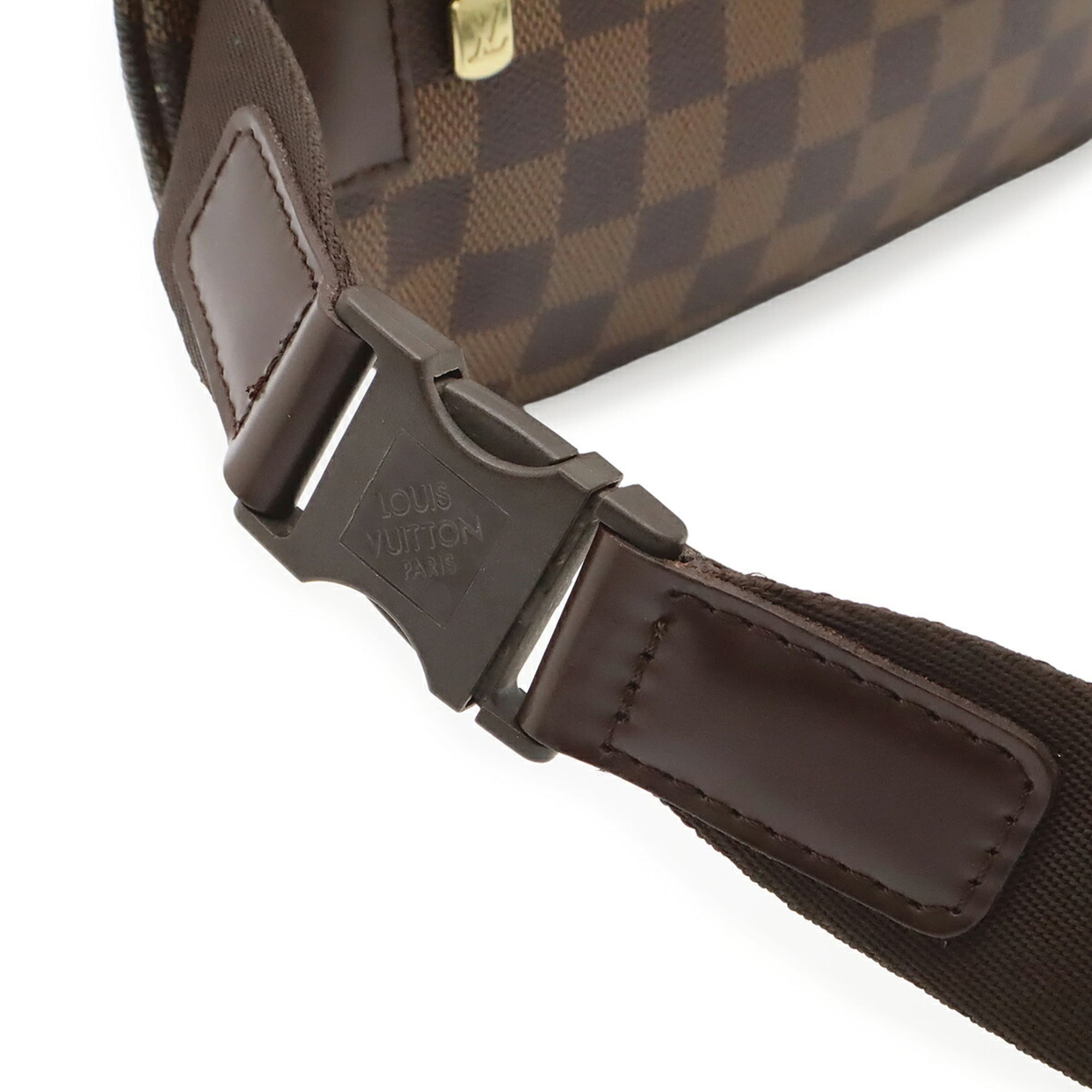 Louis Vuitton Brown Pvc Coated Canvas Fanny Pack Sling Bag (Pre-Owned)