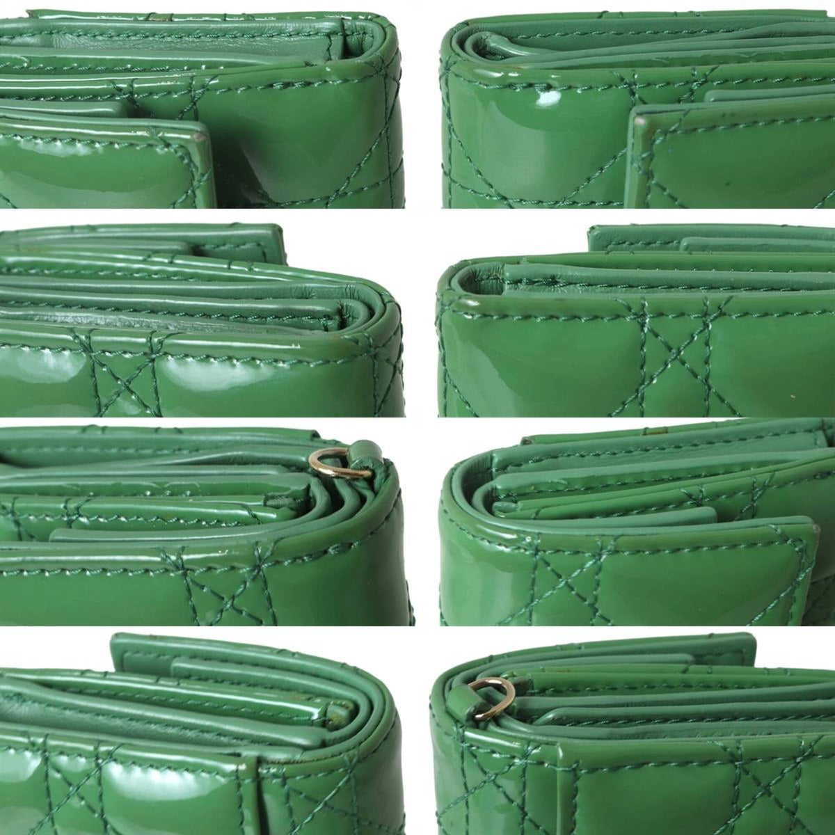 Christian Dior Green Wallet (Tri-Fold) (Pre-Owned)