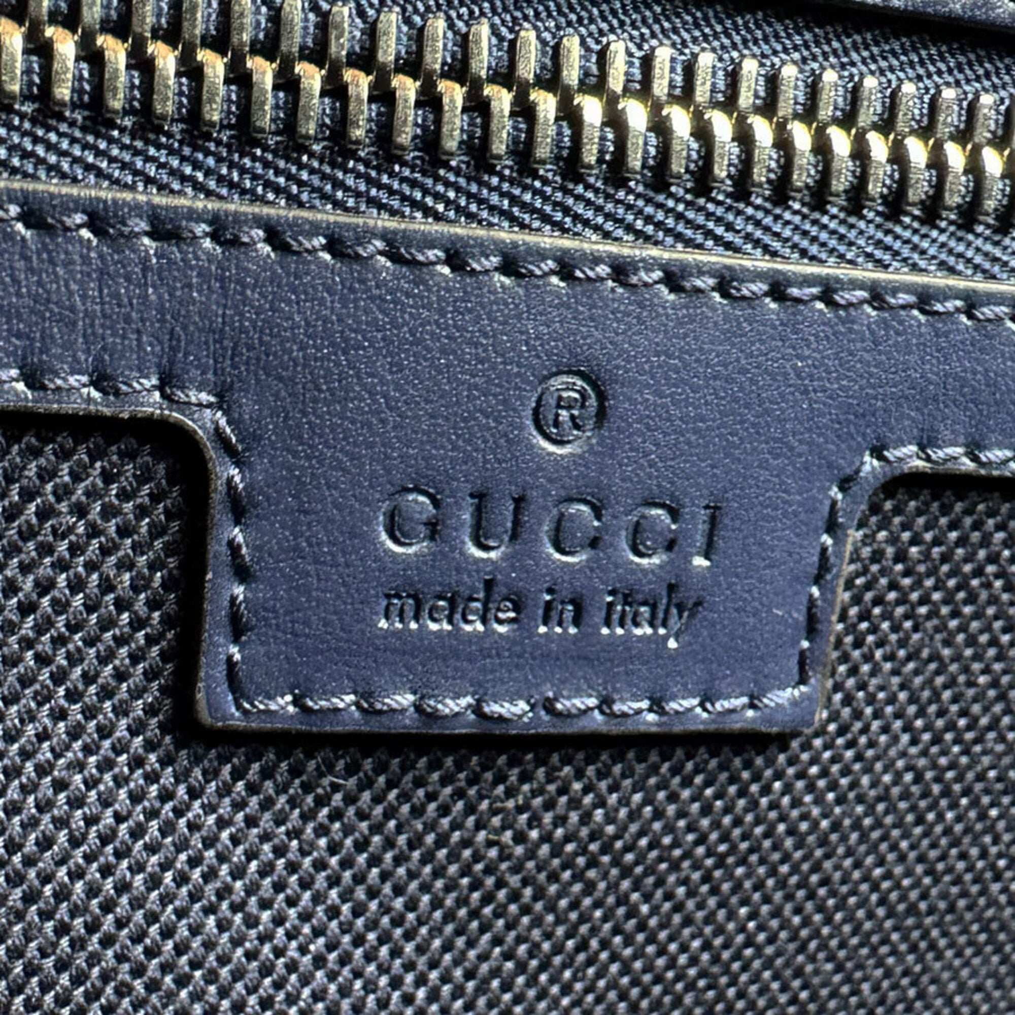 Gucci Blue Gg Supreme Clutch Bag Shoulder Bag (Pre-Owned)