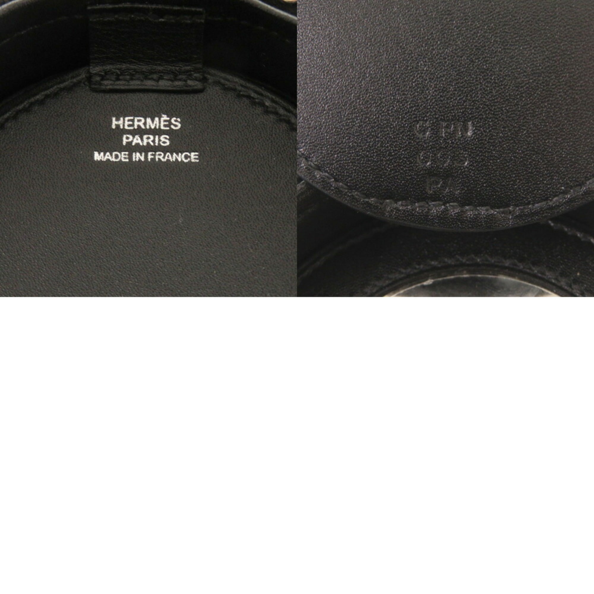 Hermes Black Leather Shoulder Bag (Pre-Owned)
