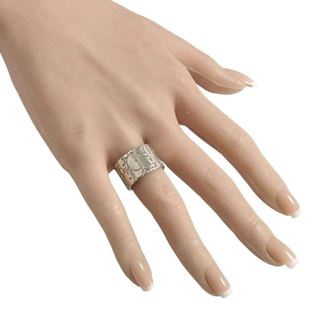 Christian Dior Silver 925 Band Ring (Pre-Owned)