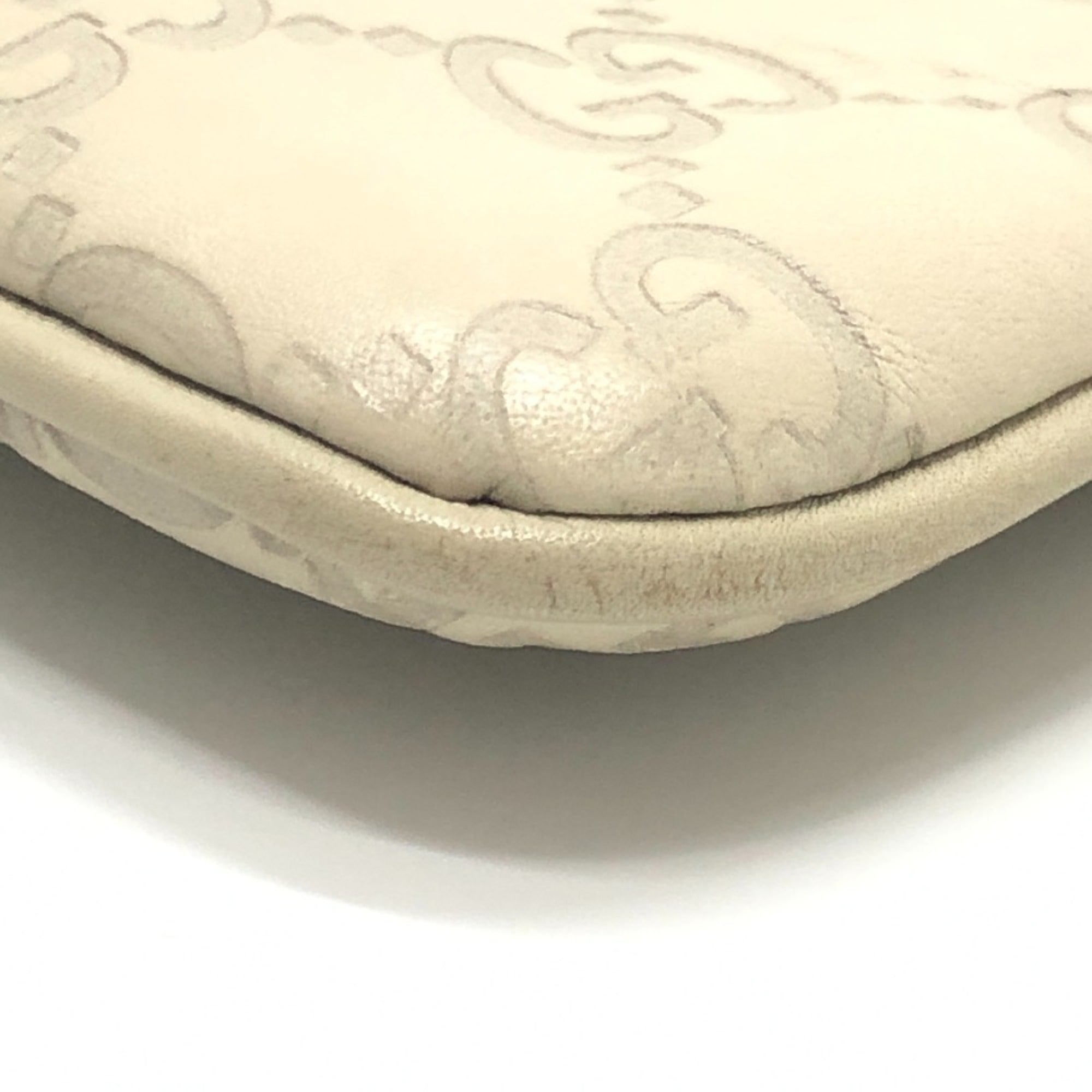 Gucci White Clutch Bag Handbag Pouch (Pre-Owned)