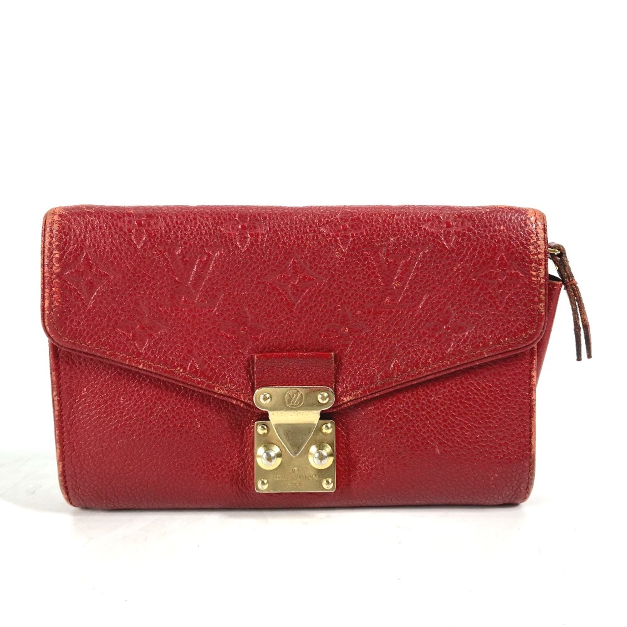 Louis Vuitton Red Other Long Wallet (Bi-Fold) (Pre-Owned)