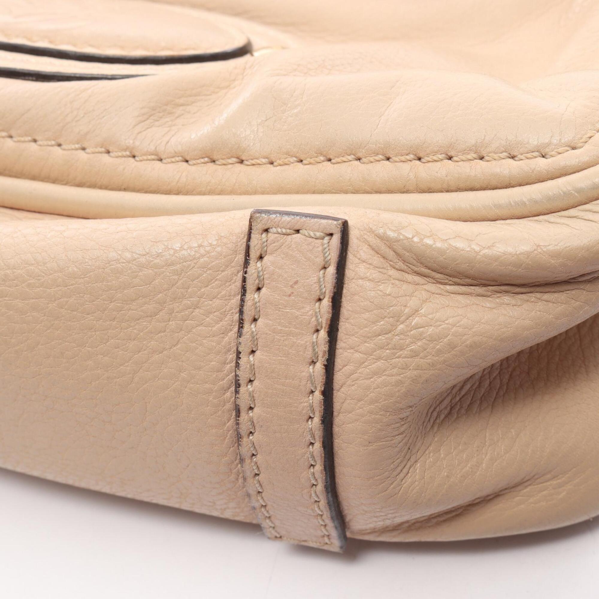 Loewe Beige Leather Handbag (Pre-Owned)