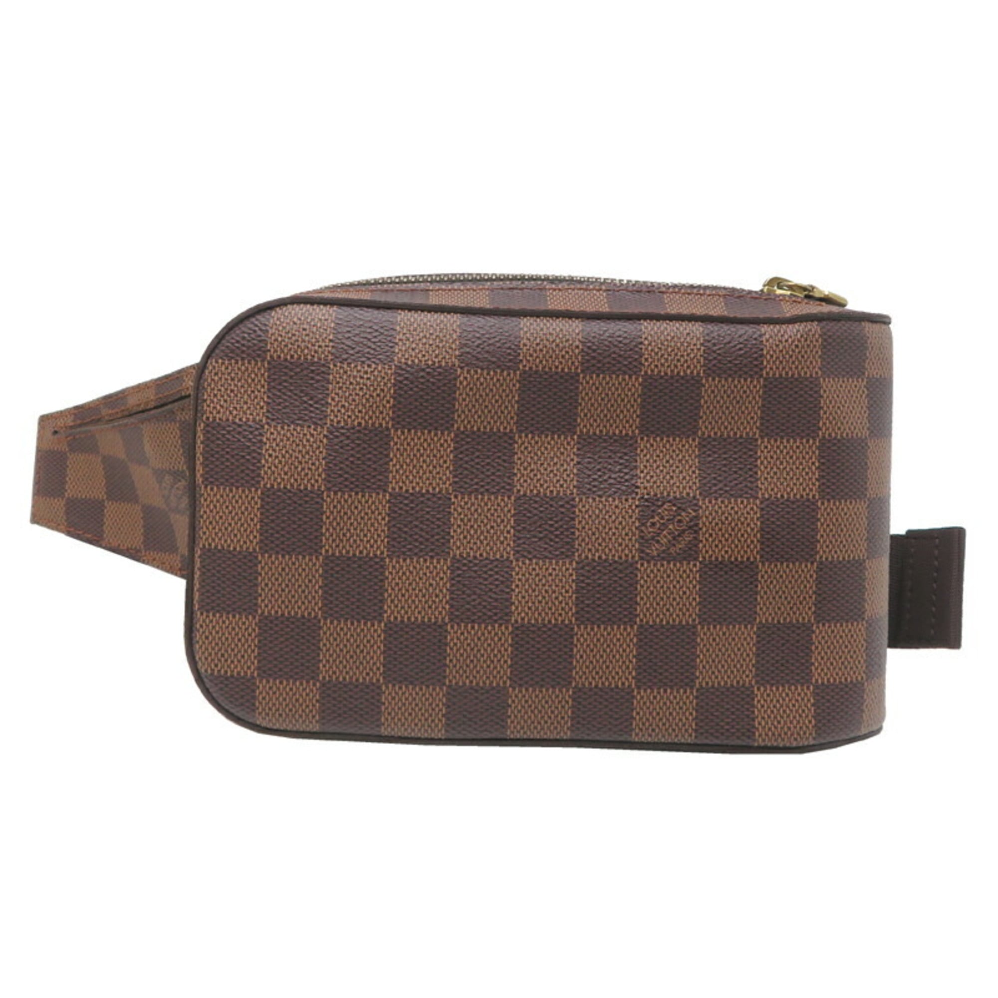 Louis Vuitton Damier Brown Damier Canvas Galle Leather Sling Bag (Pre-Owned)