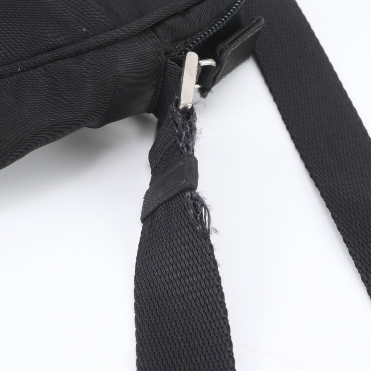 Pradasports Black Messenger Bag Shoulder Bag (Pre-Owned)