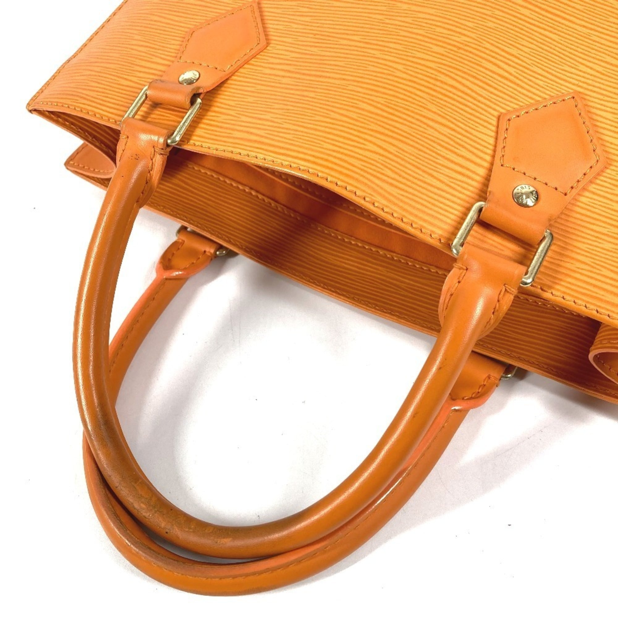 Louis Vuitton Galle Orange Epi Leather Handbag Tote Bag (Pre-Owned)