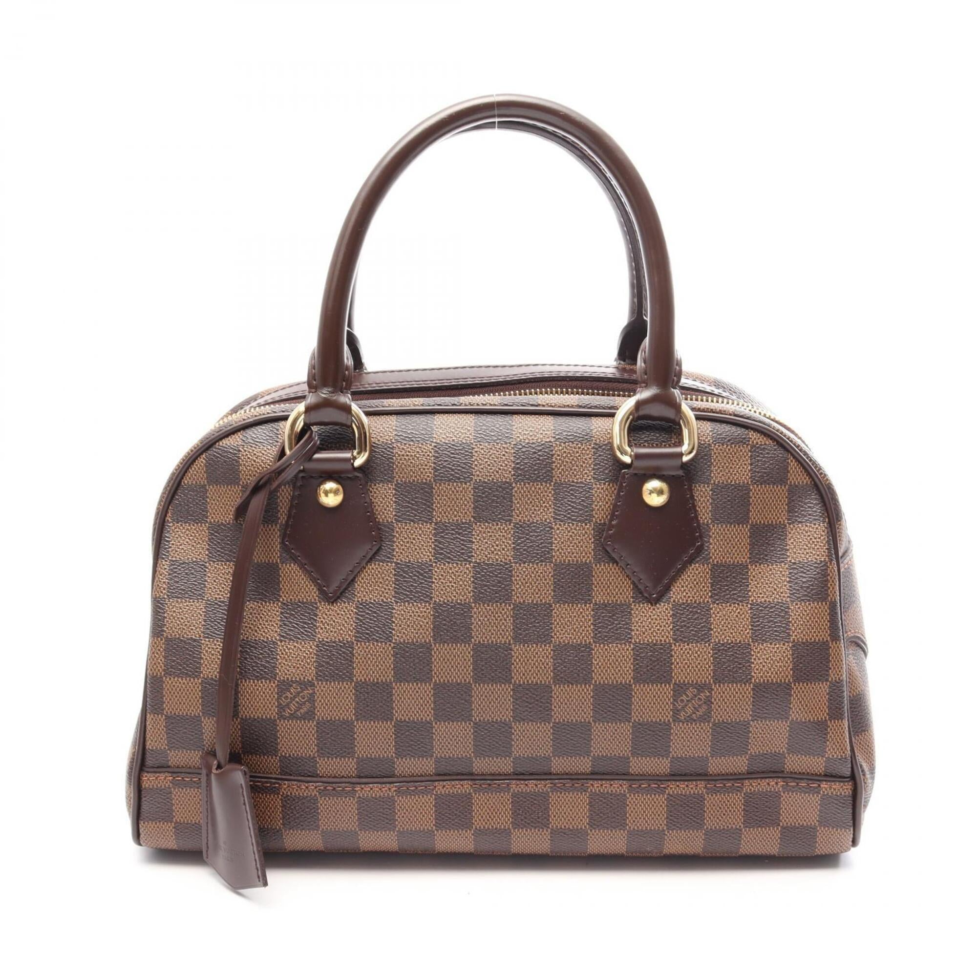 Louis Vuitton Brown Coated Canvas Pvc Leather Handbag (Pre-Owned)