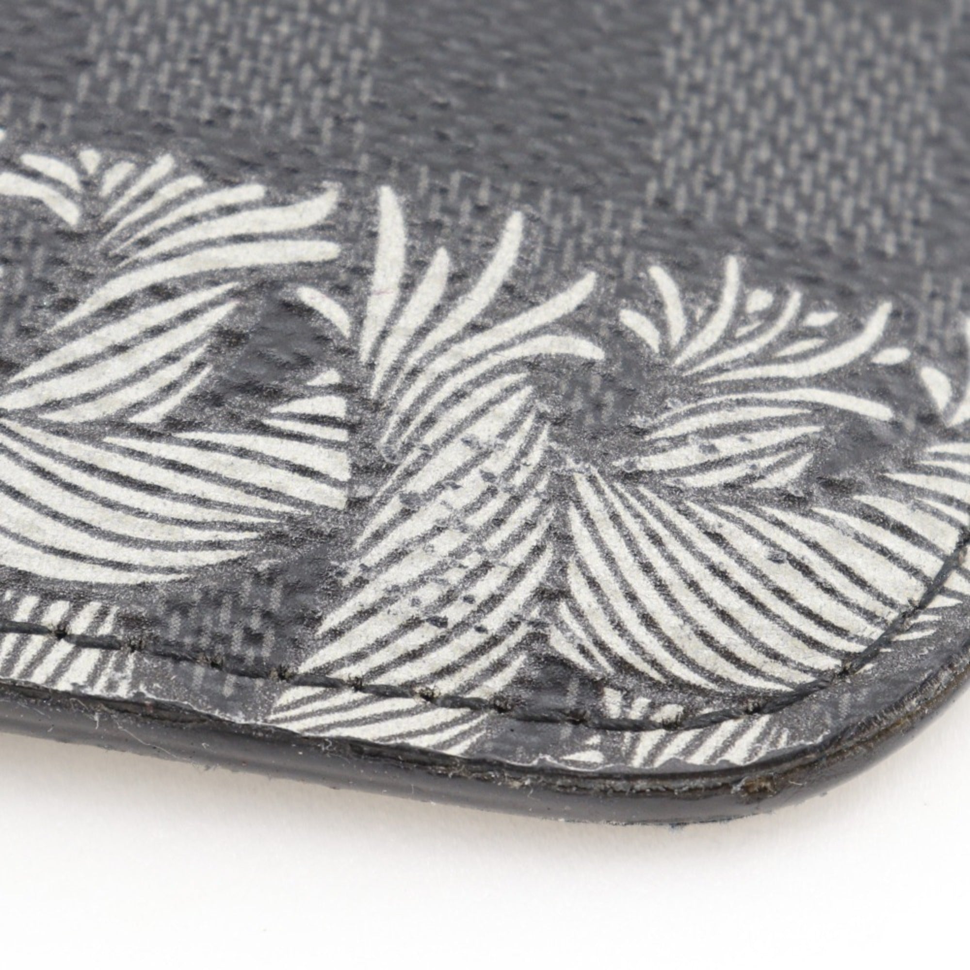 Louis Vuitton Black Damier Graphite Canvas Clutch Bag Pochette (Pre-Owned)