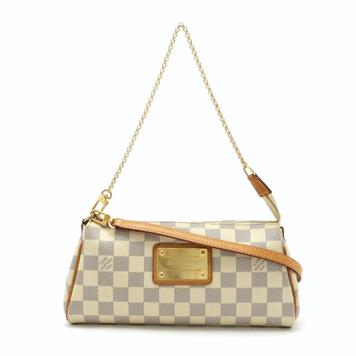 Louis Vuitton Damier Azur Ivory Pvc Shoulder Bag (Pre-Owned)