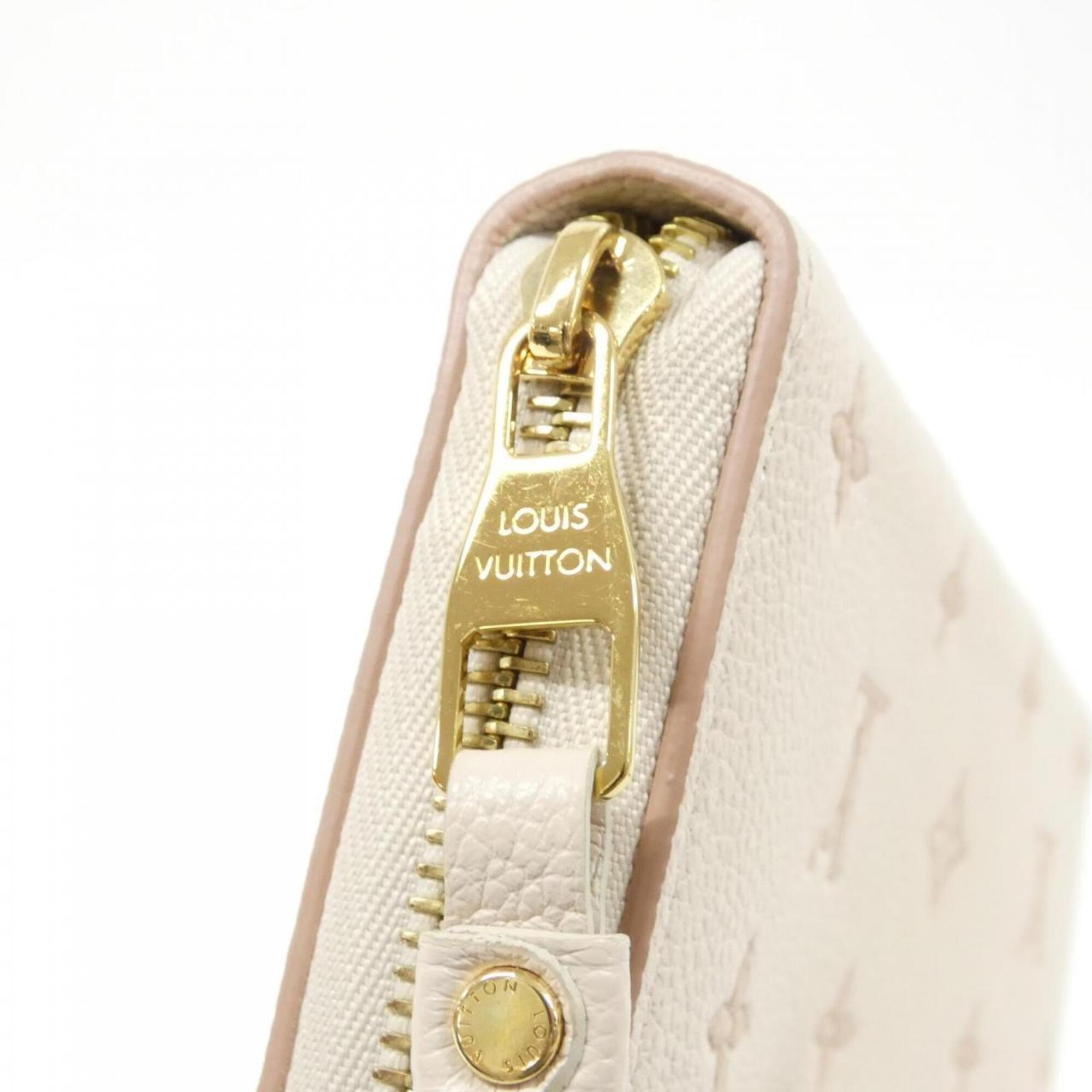 Louis Vuitton Monogram Empreinte Bicolor White Monogram Empreinte Long Wallet (Bi-Fold) (Pre-Owned)