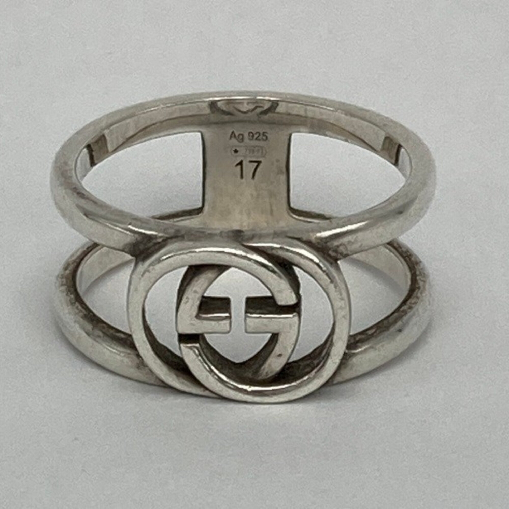 Gucci Silver 925 Band Ring (Pre-Owned)