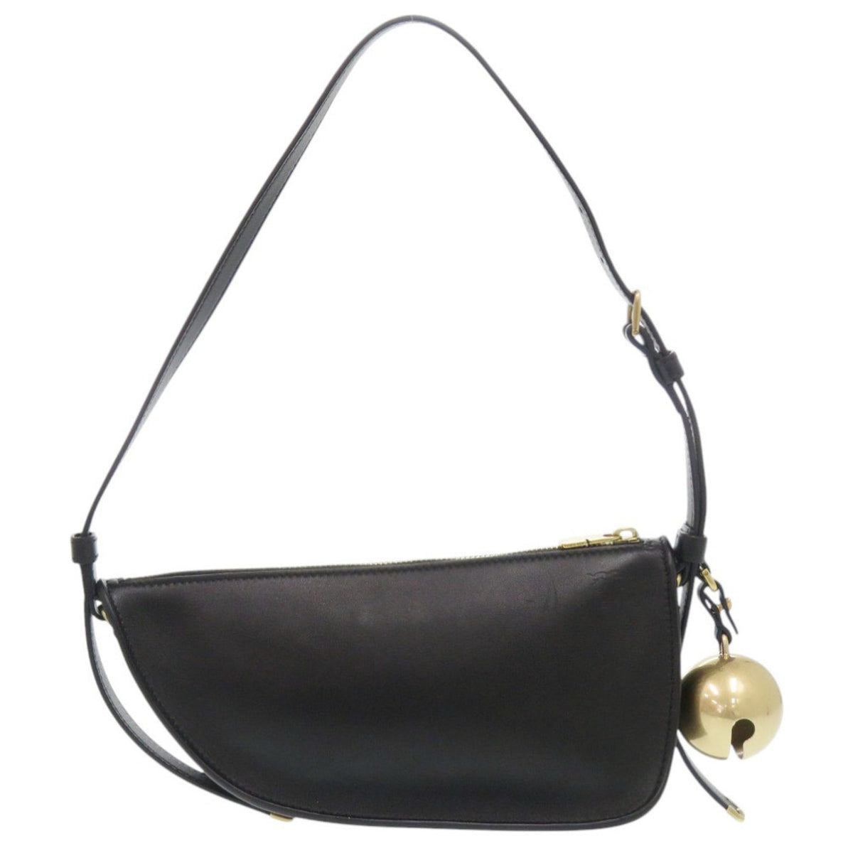 Burberry Black Leather Shoulder Bag (Pre-Owned)