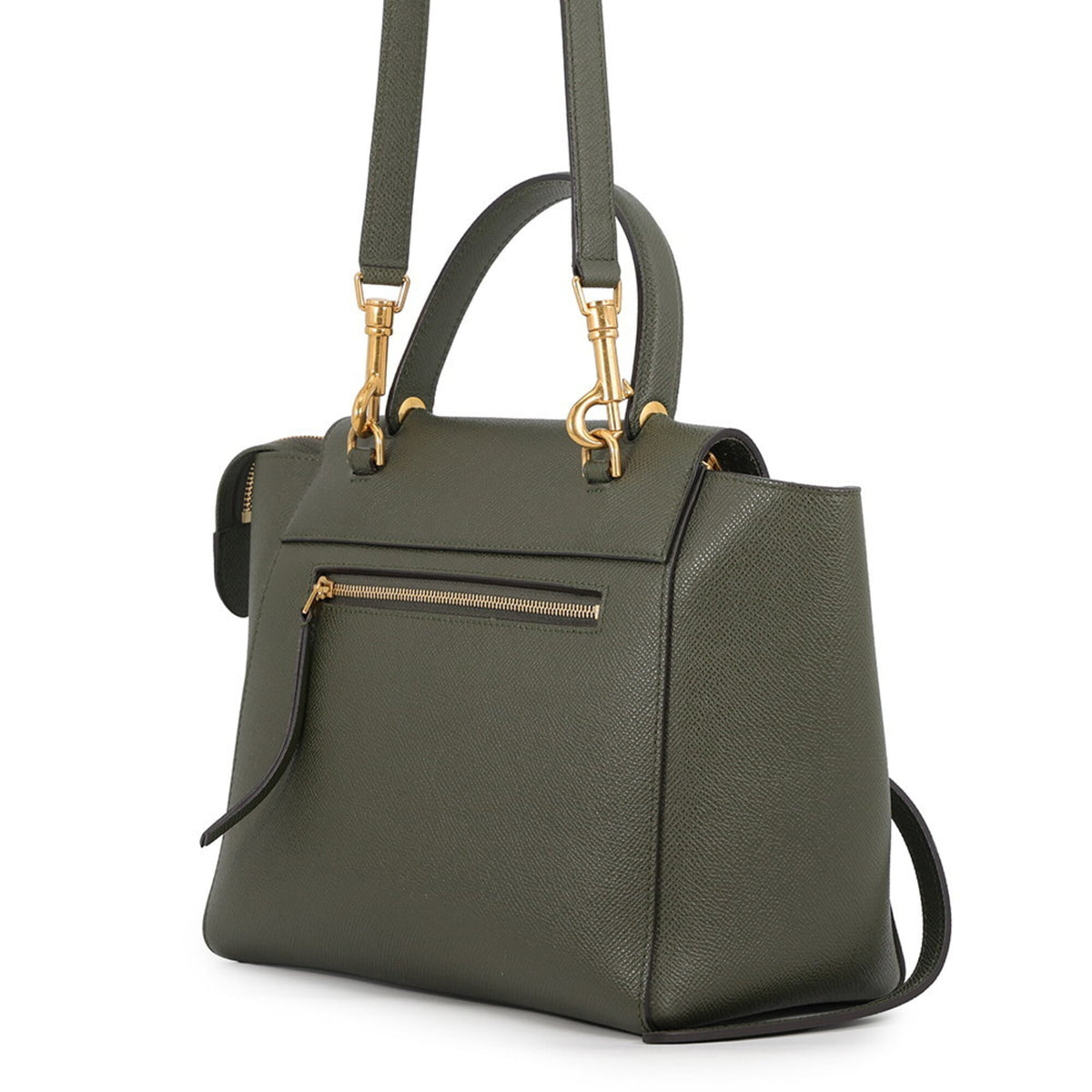 Celine Green Leather Handbag (Pre-Owned)