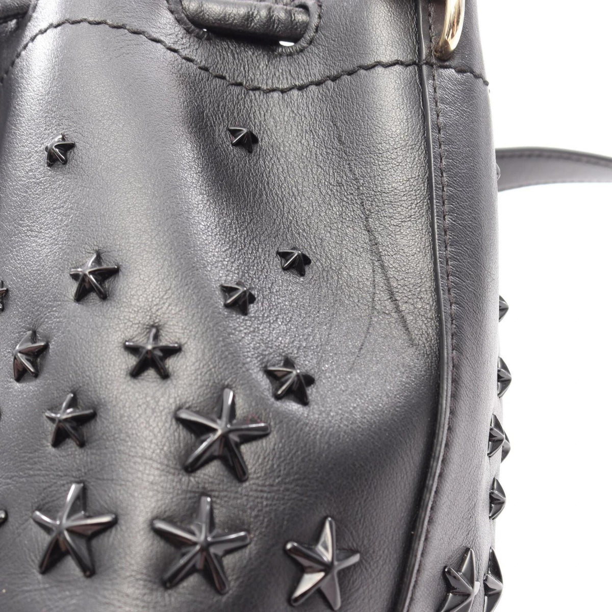 Jimmy Choo Black Leather Handbag (Pre-Owned)