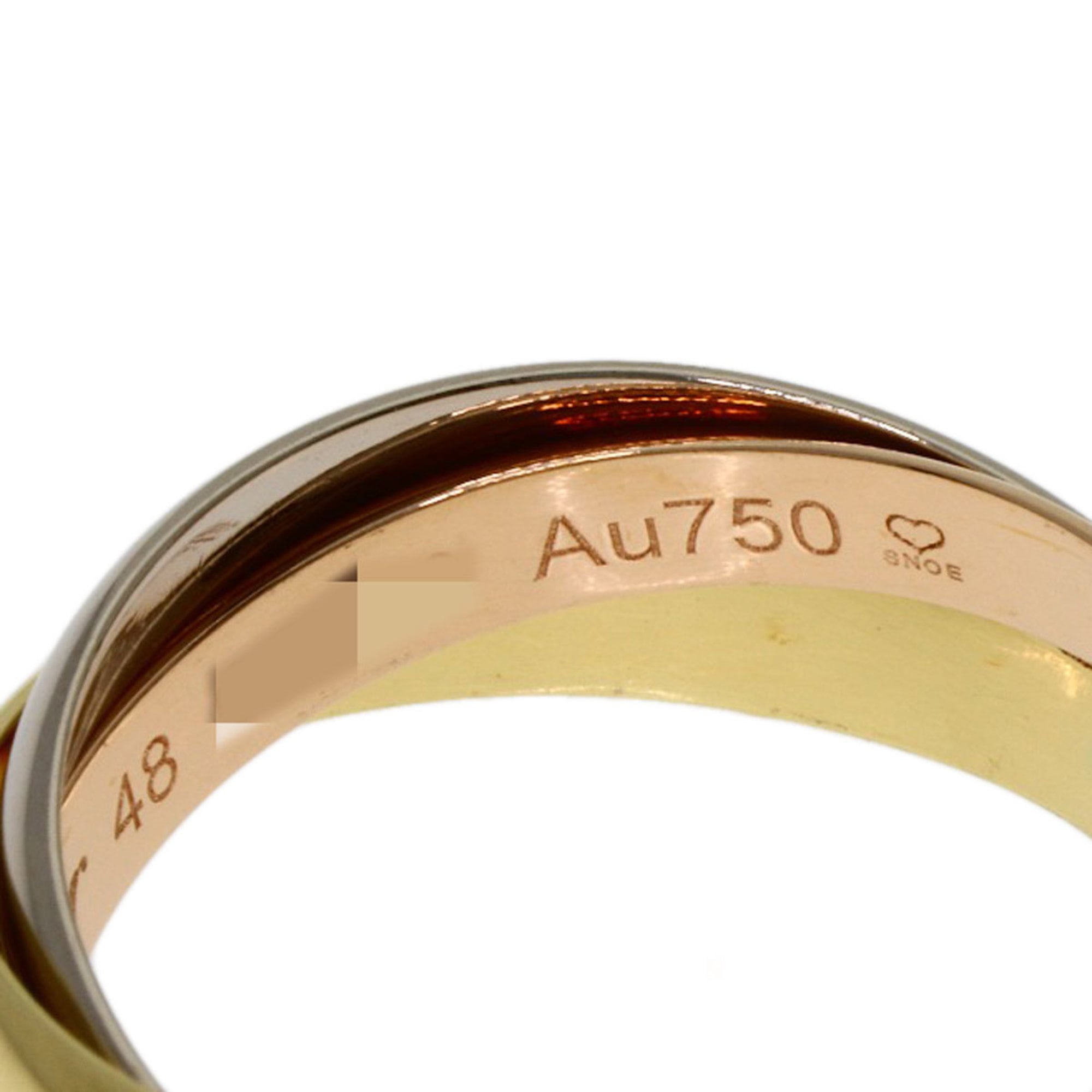 Cartier Trinity Yellow Gold (18K) Pink Gold (18K) White Gold (18K) Band Ring (Pre-Owned)