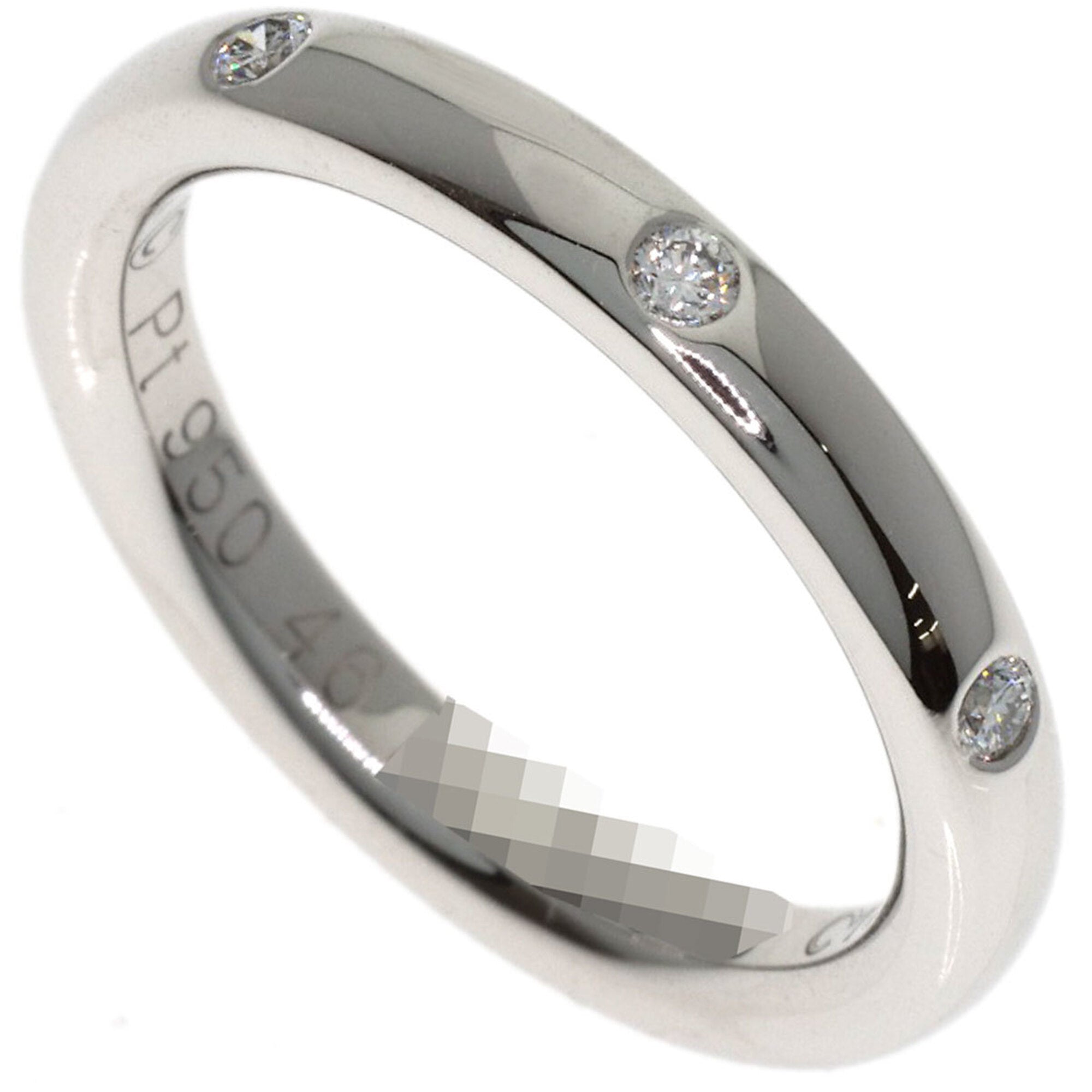 Van Cleef & Arpels Platinum 950 Band Ring (Pre-Owned)