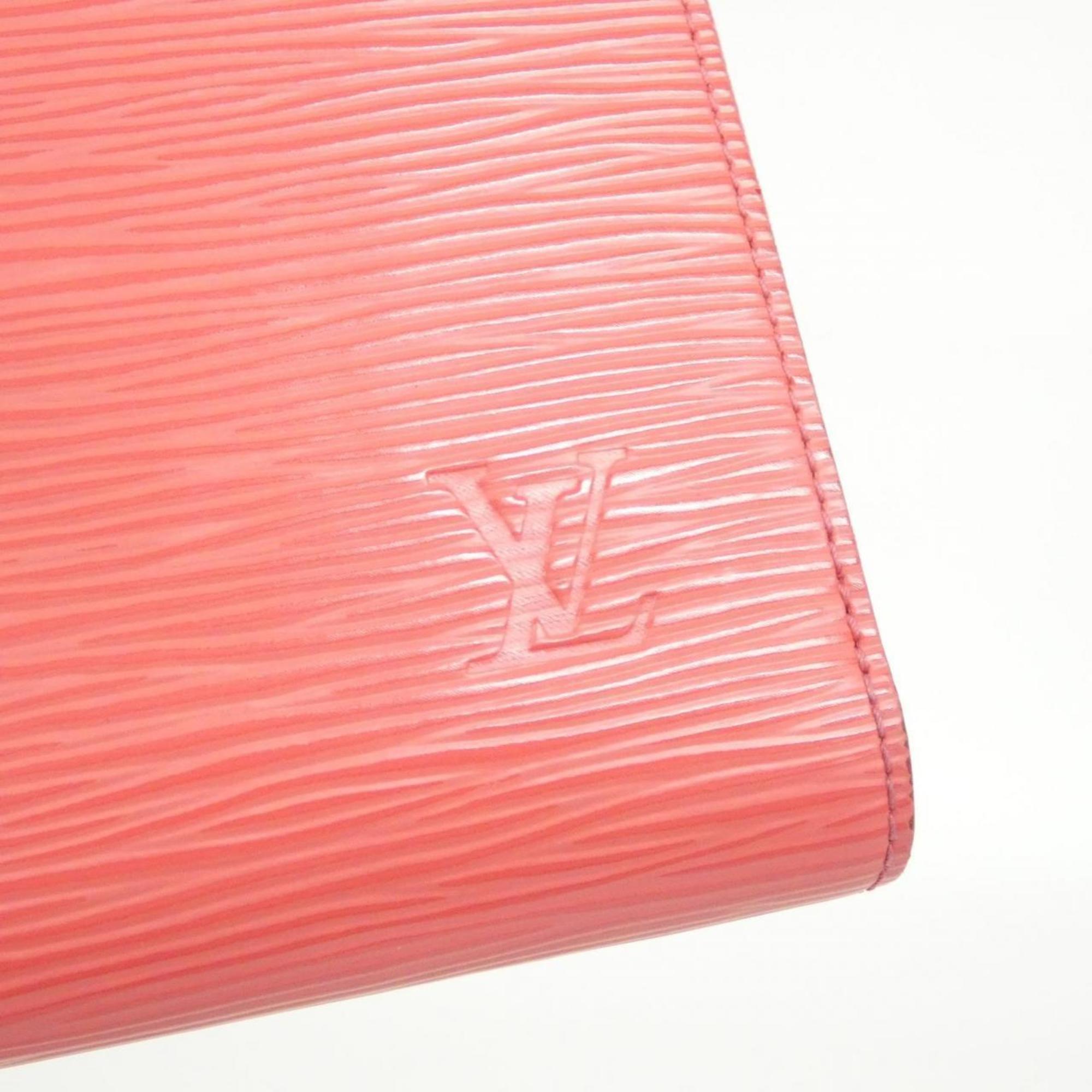 Louis Vuitton Pink Leather Long Wallet (Bi-Fold) (Pre-Owned)