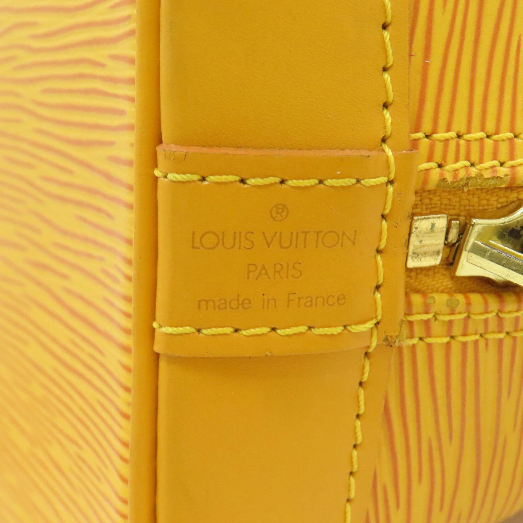 Louis Vuitton Yellow Epi Leather Handbag (Pre-Owned)