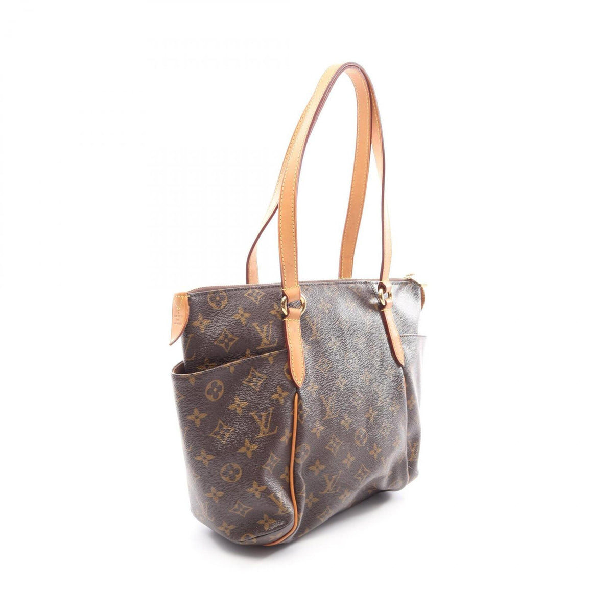 Louis Vuitton Brown Coated Canvas Pvc Monogram Leather Handbag Tote Bag (Pre-Owned)