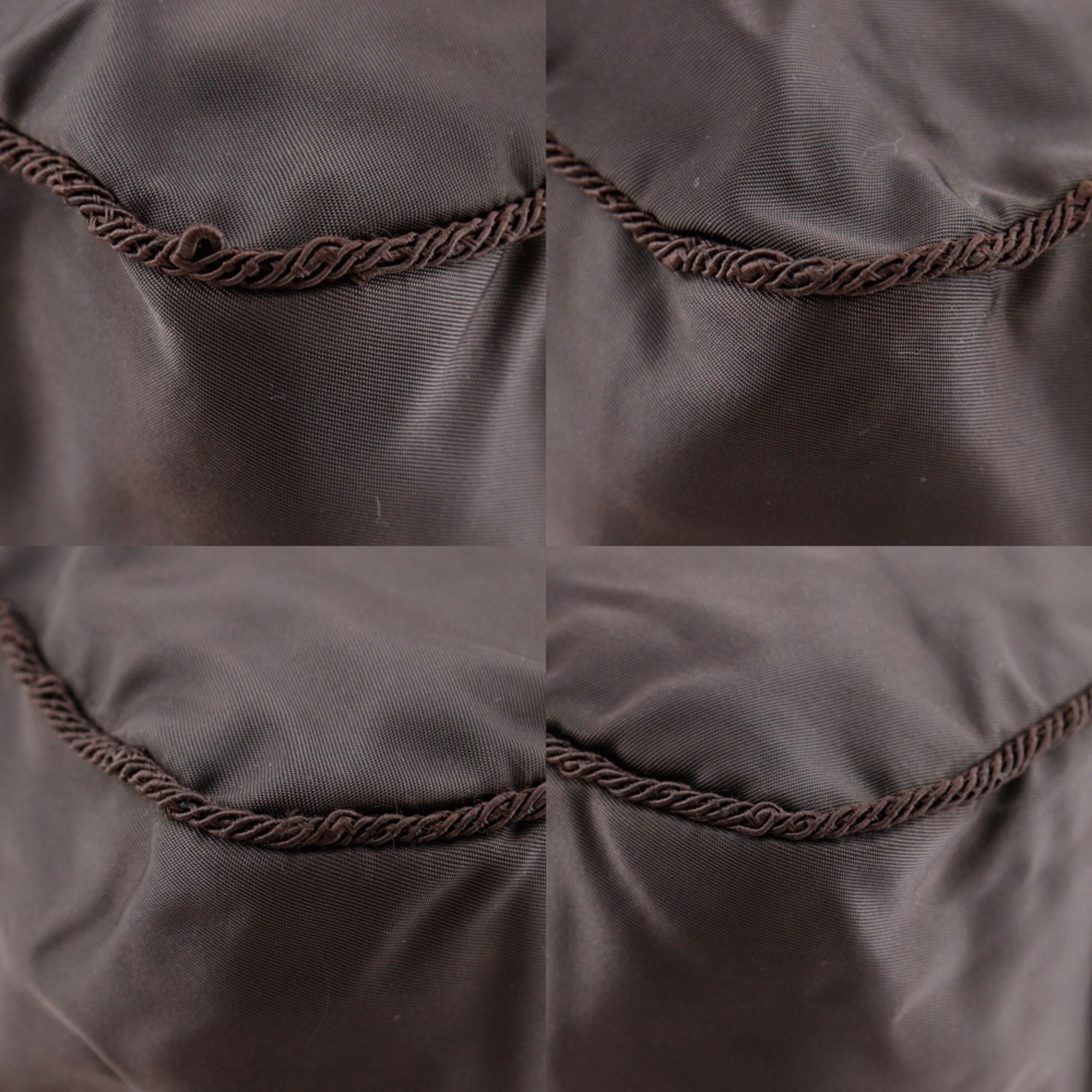 Prada Brown Nylon Handbag (Pre-Owned)