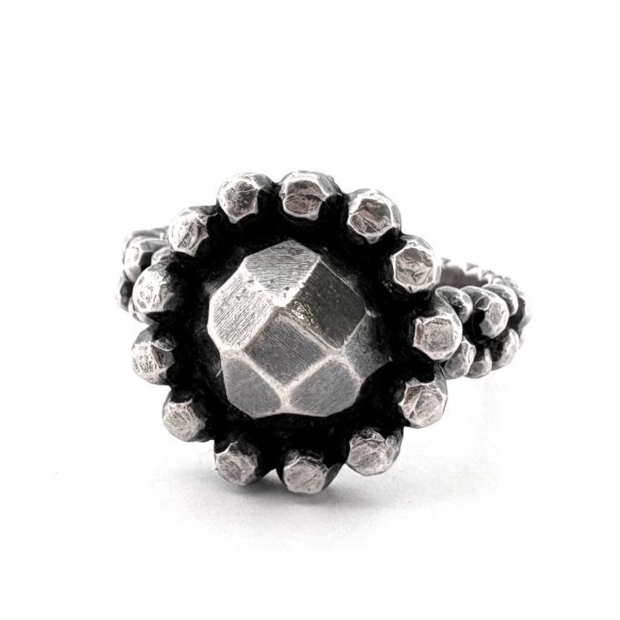 Bottega Veneta Silver Silver 925 Band Ring (Pre-Owned)